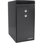 Dual Key Depository Safe with Anti-Fishing Baffle - Black