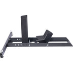 Heavy Duty Adjustable Motorcycle Stand / Wheel Chock with 1800 lb Capacity - Black