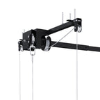 Overhead Garage Storage Rack with Crank System - Black or White