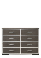 Escher Gray Oak Dresser with 8 Spacious Drawers