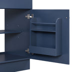 Bathroom Vanity with Sink and Adjustable Shelf - Multiple Colors