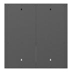 Metal Wall Mounted Tool Storage Cabinet with Locking Door - Gray