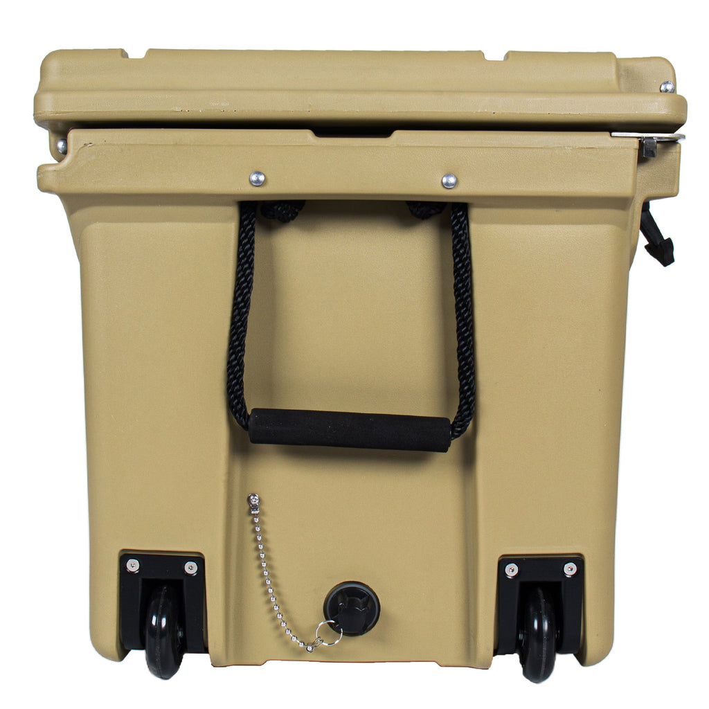 85 Quart Bear-Resistant Rotomolded Cooler with 6-Day Ice Retention - Khaki
