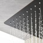 10 Inch Rainfall Square Shower Head with Wall Mount - Oil Rubbed Bronze