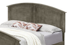 Elegant Panel Bed with Real Wood Veneers - Multiple Colors