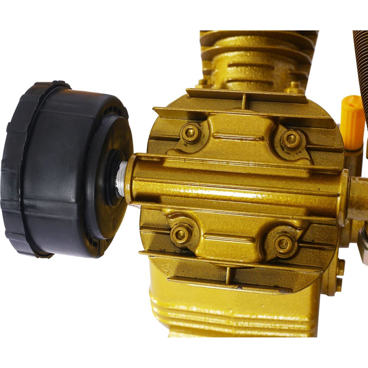 V Type Dual Cylinder Air Compressor Pump Head with 5.5HP, 21CFM - Golden