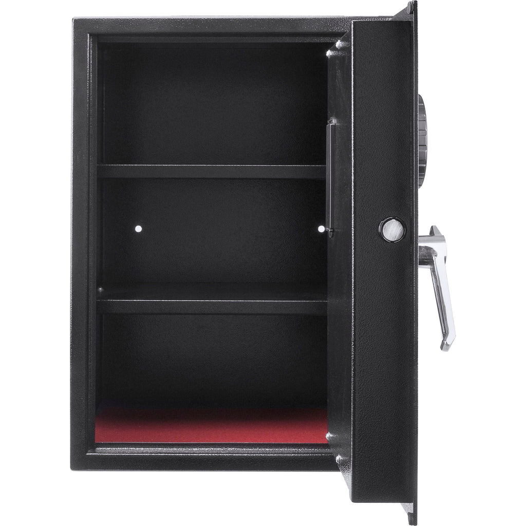 Large Digital Keypad Safe with Solid Steel Construction - Black