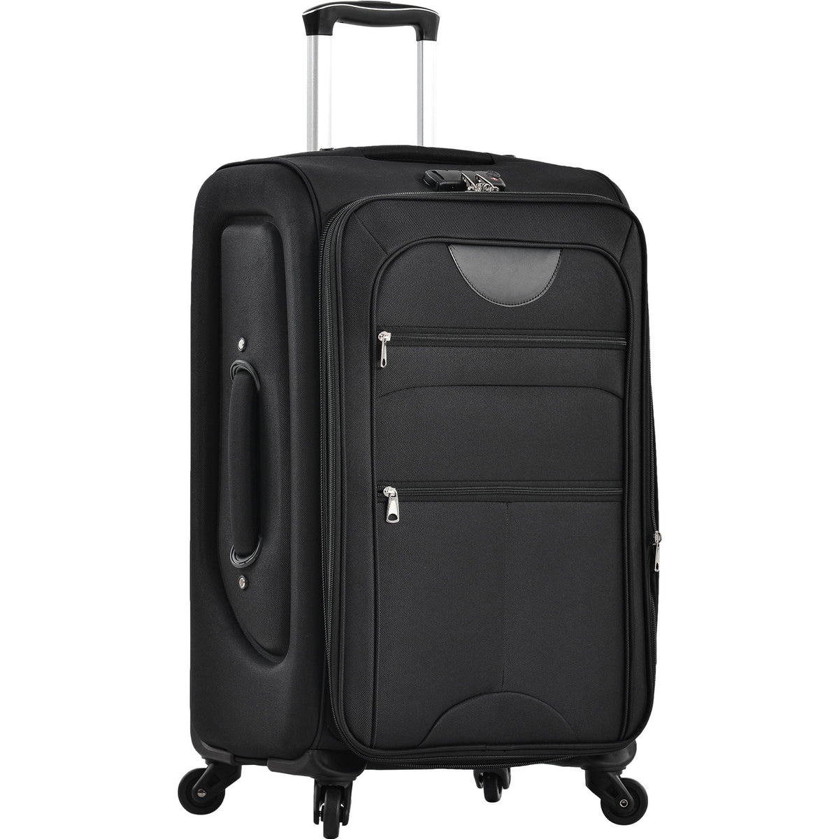 Expandable Softside Luggage 3 Piece Set with Spinner Wheels - Multiple Colors