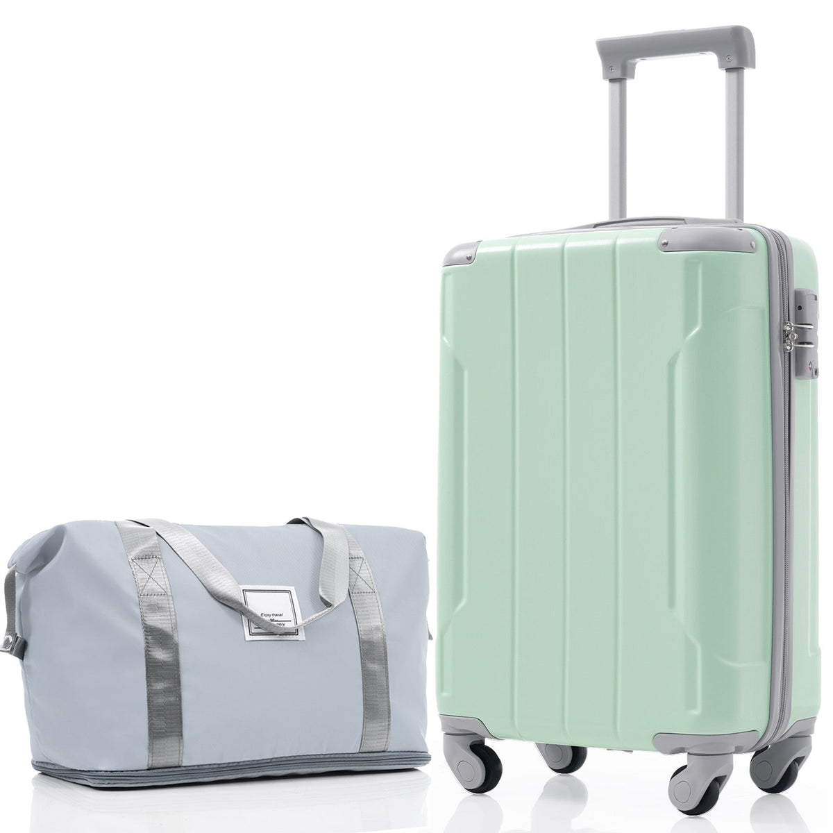 20 Inch Carry On Luggage Set - 3 Piece with Spinner Wheels