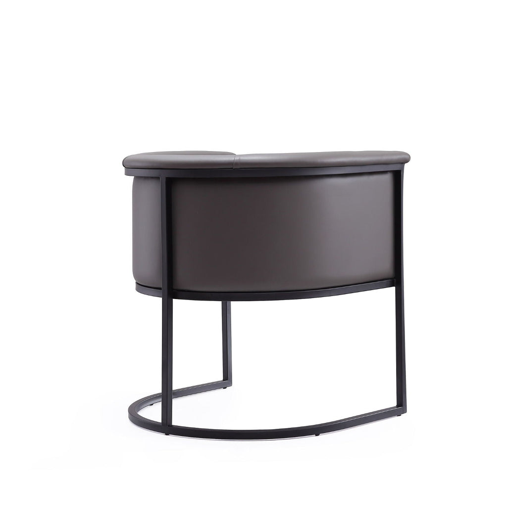 Cosmopolitan Dining Chair with Geometric Metal Frame - Multiple Colors