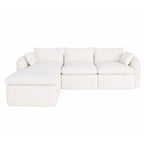 Fully Sponge Compressed Sectional Sofa