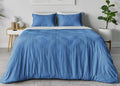 Performance King Duvet Set with PowerSnap™ – Stonewash Blue