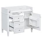 Bathroom Vanity with 2 Drawers and Tip-Out Storage - Multiple Colors