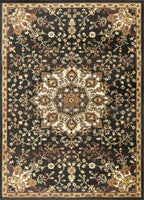 Classic Medallion Area Rug with Elegant Pattern - Polypropylene