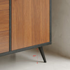 Modern Free-Standing Bathroom Vanity with Ceramic Sink & Sintered Stone Top - White