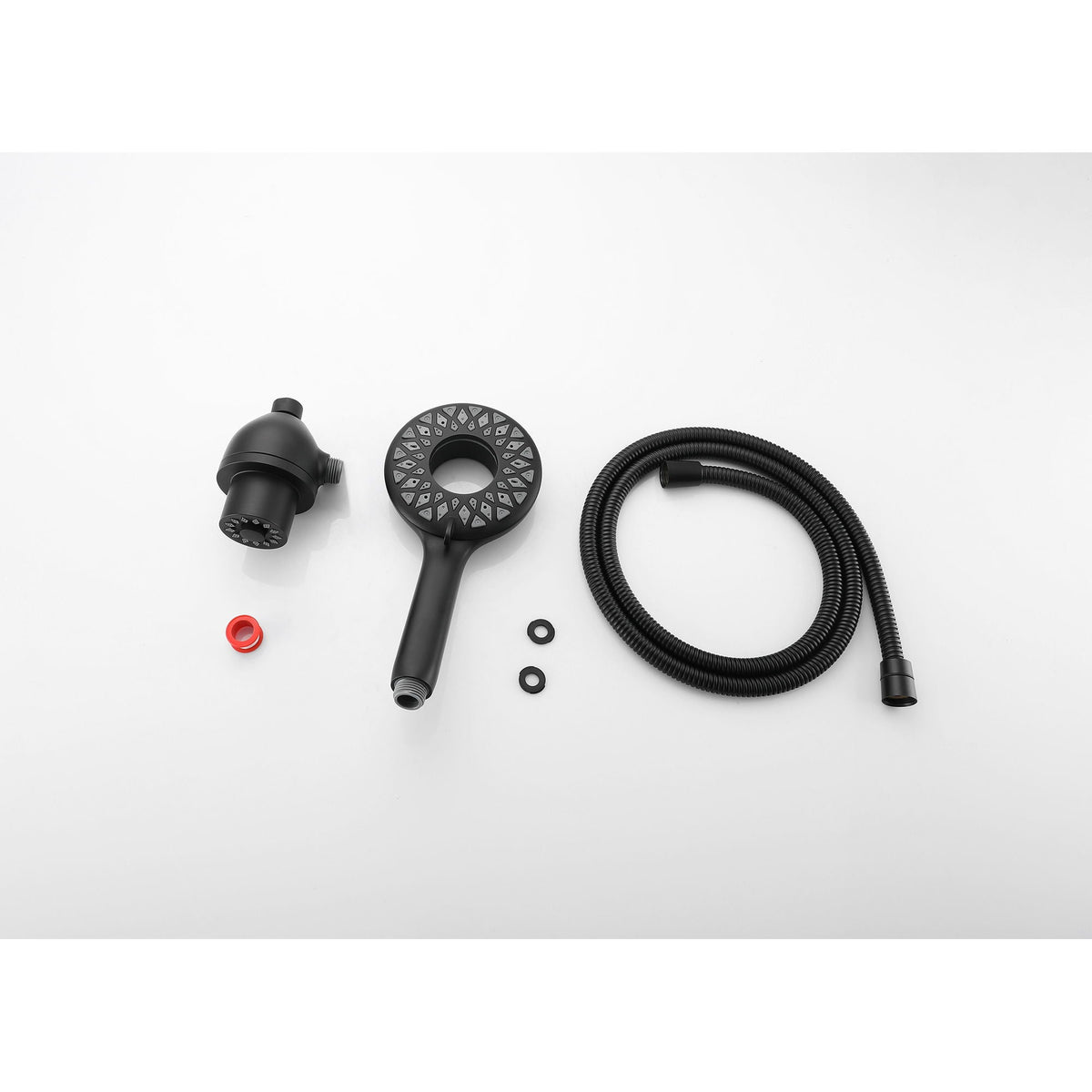 High Pressure Shower Head with 6 Spray Modes - Matte Black