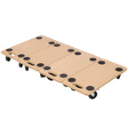 Furniture Moving Dolly, Heavy Duty Wood Rolling Mover with 500 lb Capacity - Natural