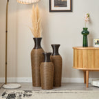 Classic And Neat Floor Vase with High Independent Stand - Multiple Colors