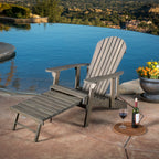 Malibu Adirondack Chair with Foldable Design - Acacia Wood