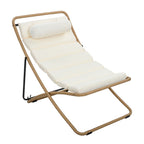 Outdoor Folding Chair Set with Adjustable Backrest – Black or Yellow