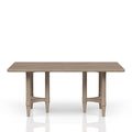 Sand Counter Height Dining Table with Double Pedestal Base
