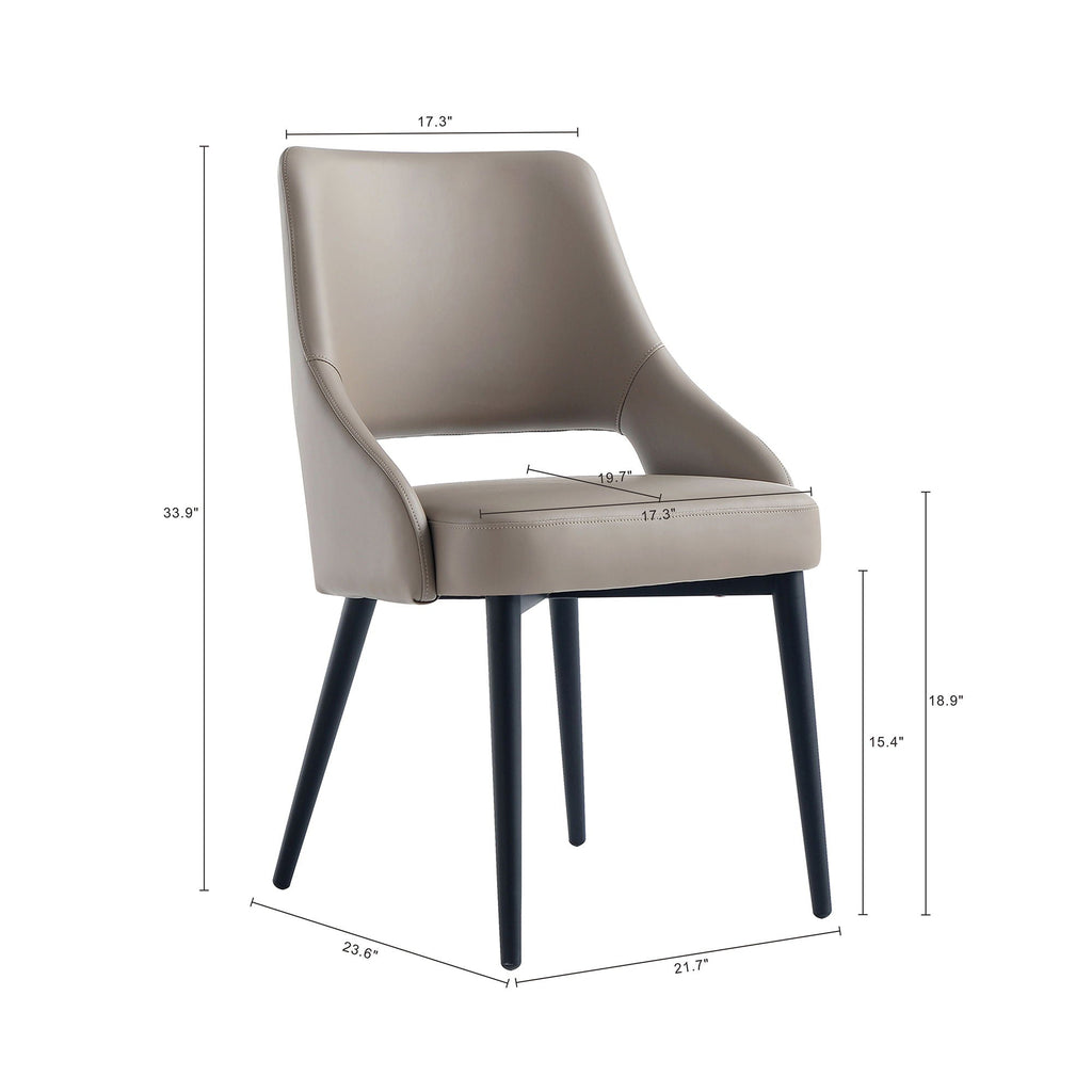 Tremont Dining Chair with Steel Frame - Multiple Colors