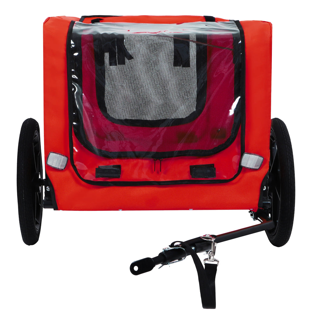 Pet Bike Trailer with Foldable Steel Frame - Small & Medium Pets