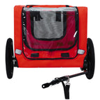 Pet Bike Trailer with Foldable Steel Frame - Small & Medium Pets
