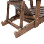 Malibu Adirondack Chair with Foldable Design - Acacia Wood