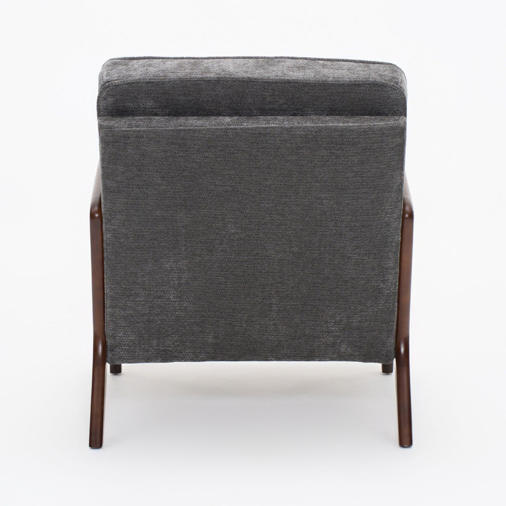 Upholstered Living Room Chair with Curved Armrests - Choice of Color