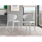 Conrad Dining Chair Set of 2 with Metal Frame - Multiple Colors