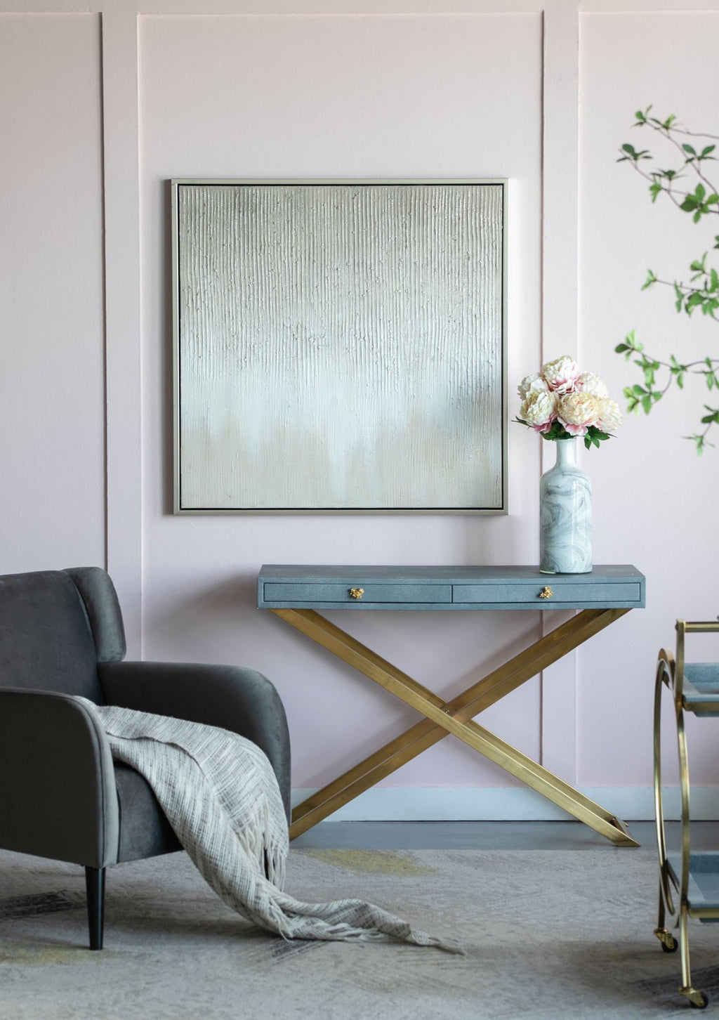 Sunshine Framed Hand Painted Canvas Print Wall Art