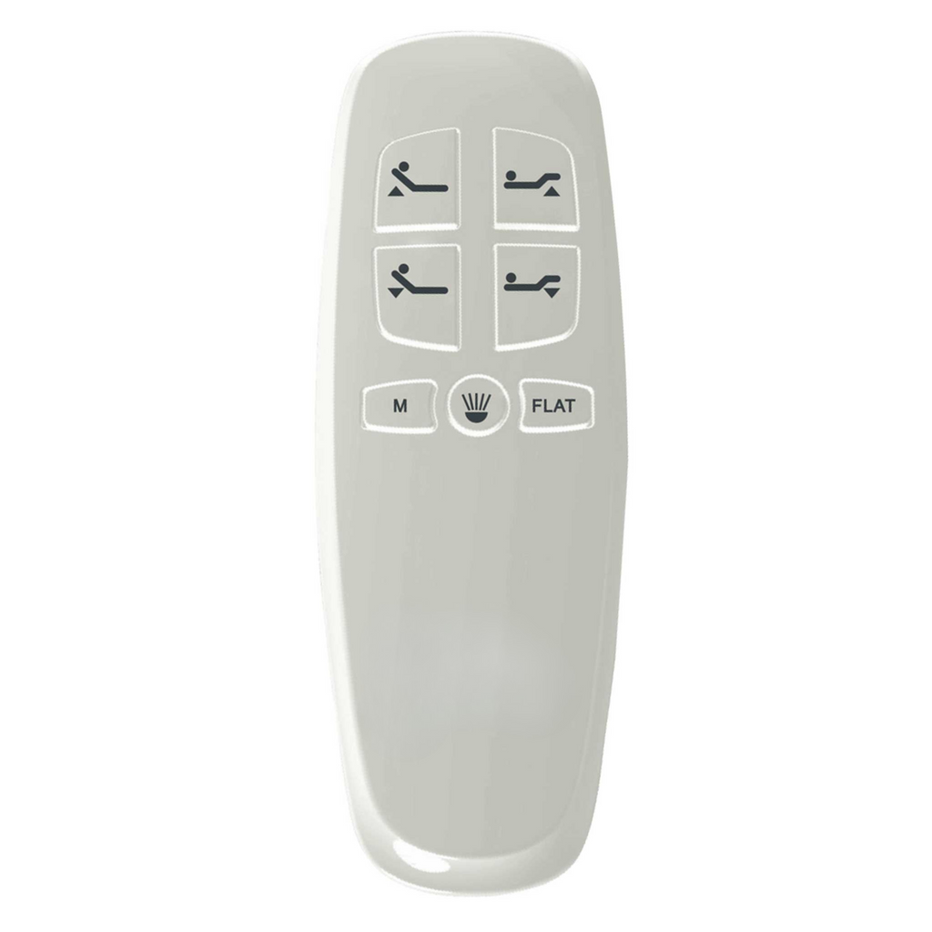 Full Adjustable Bed Base with Wireless Remote - Blue-Gray