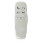 Full Adjustable Bed Base with Wireless Remote - Blue-Gray