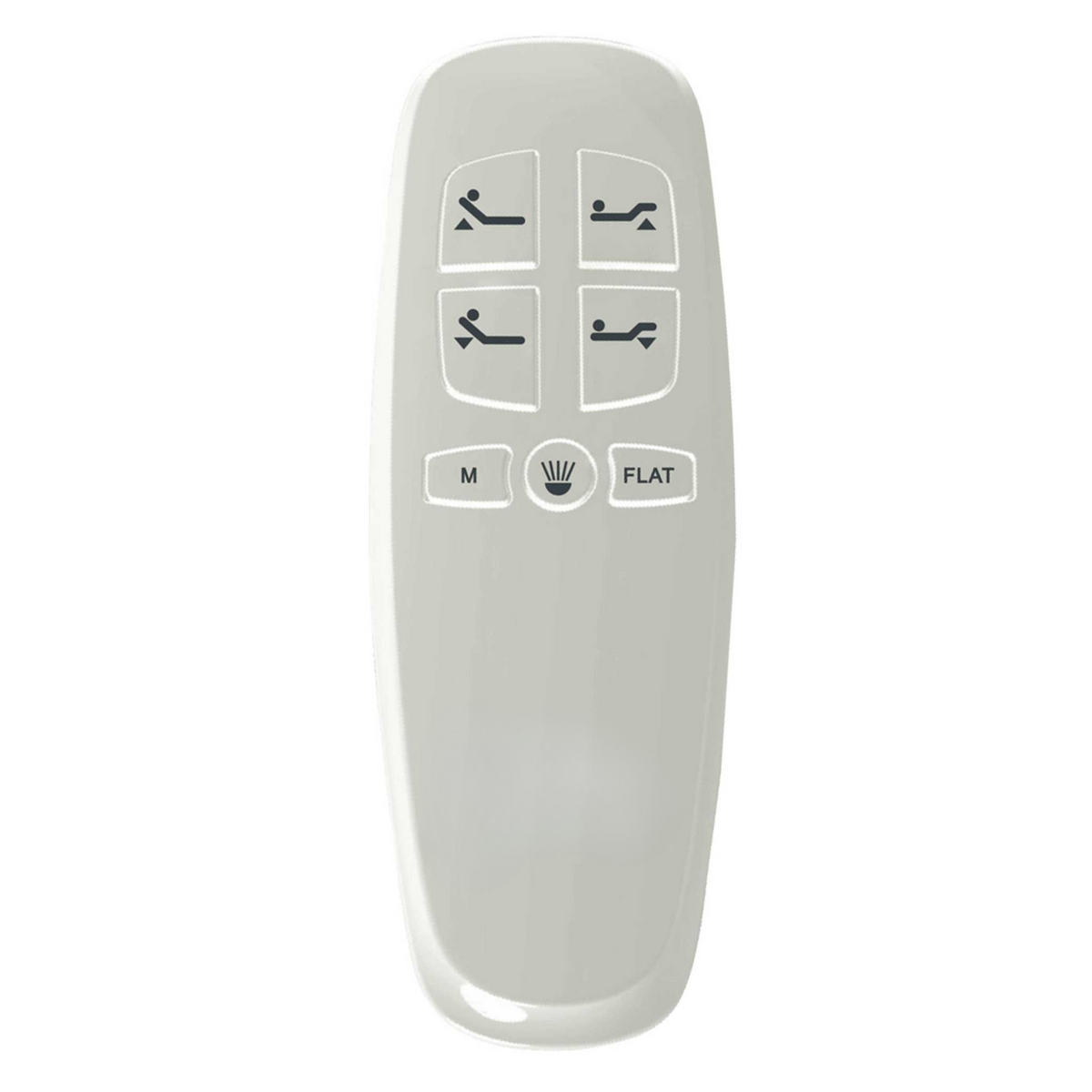Full Adjustable Bed Base with Wireless Remote - Blue-Gray