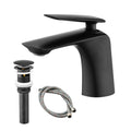 Single Hole Bathroom Sink Faucet with Pop-Up Drain
