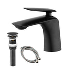 Single Hole Bathroom Sink Faucet with Pop-Up Drain