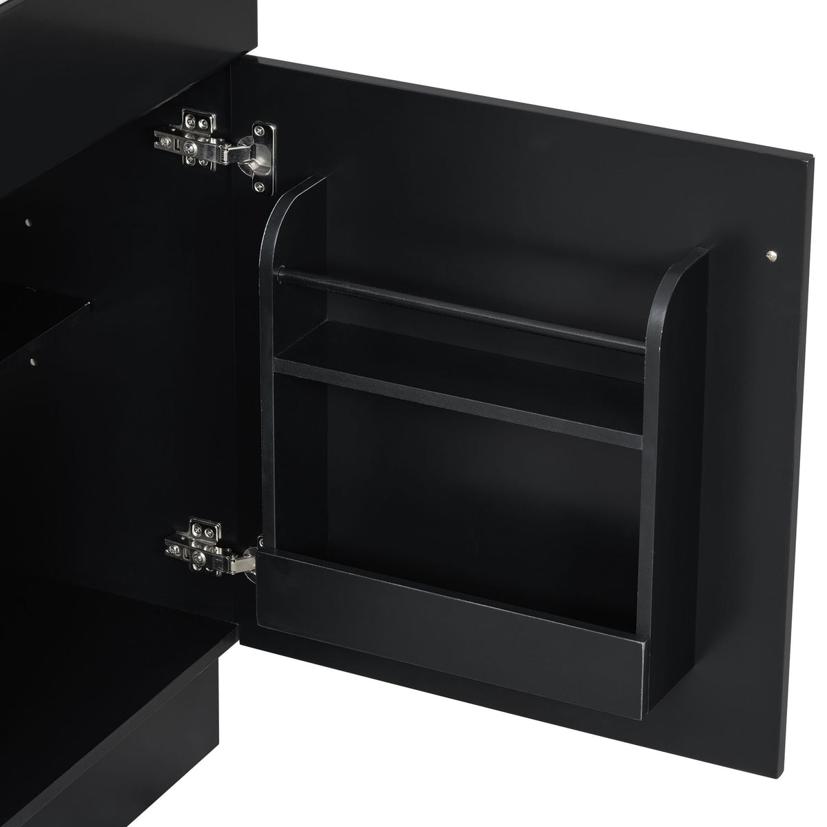 Bathroom Vanity with Sink and Adjustable Shelf - Multiple Colors