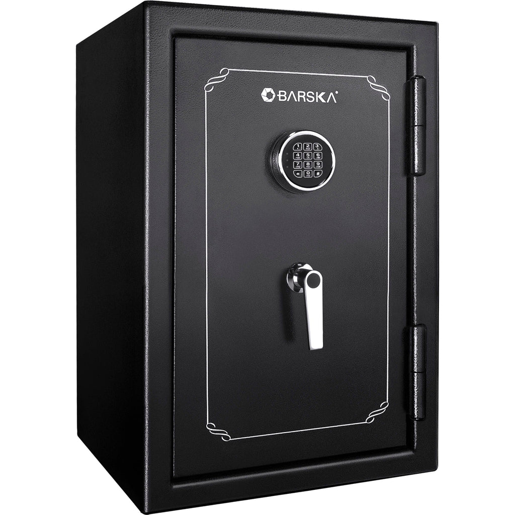 Fireproof Protection Safe Vault with Advanced Locking Mechanism - Black