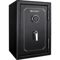 Fireproof Protection Safe Vault with Advanced Locking Mechanism - Black