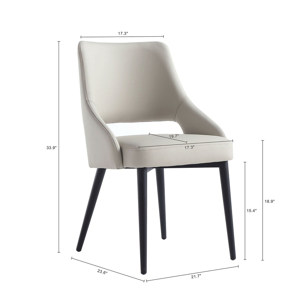Tremont Dining Chair with Steel Frame - Multiple Colors