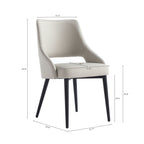 Tremont Dining Chair with Steel Frame - Multiple Colors