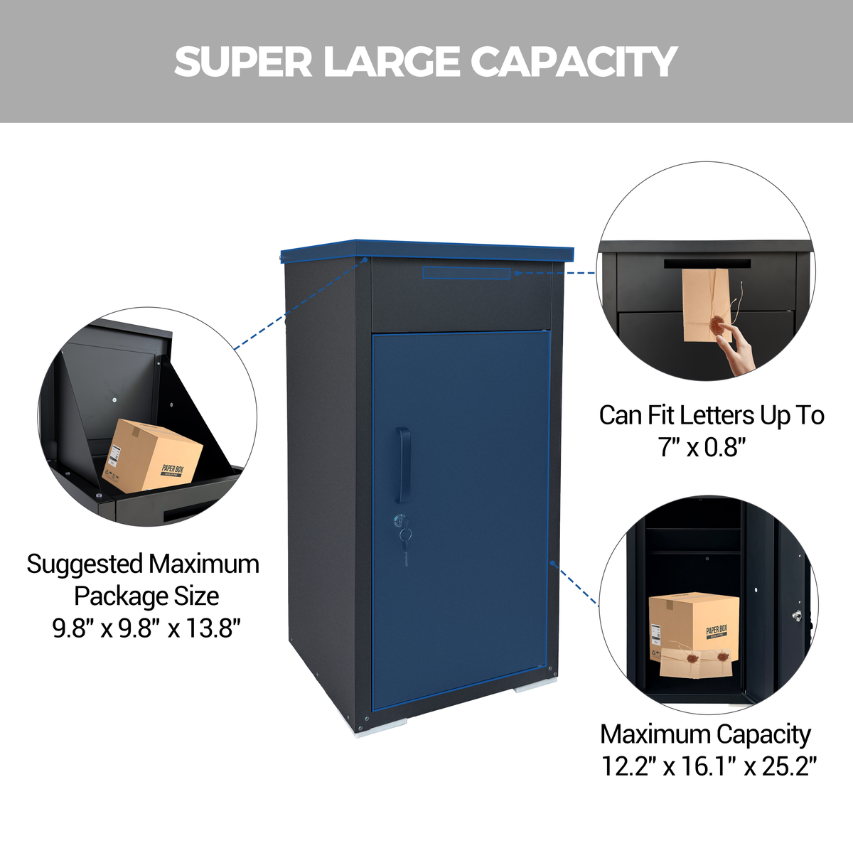 Stylish Outdoor Package Delivery Box