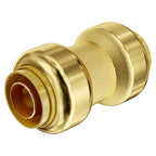 1/2" Brass Pipe Fittings Set with Push-Fit Installation - Brass