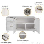 Granville Sideboard with Full Extension Drawers - Multiple Colors