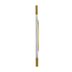 Rectangular 3-Piece Wall Mirror with Iron Frame - Gold or White