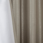 Twist Tab Total Blackout Window Curtain Panel with Thermal Technology - Pewter