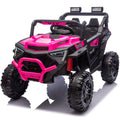 24V 400W Kids Ride On Electric UTV with Remote Control - Pink, Black, Blue