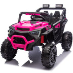 24V 400W Kids Ride On Electric UTV with Remote Control - Pink, Black, Blue