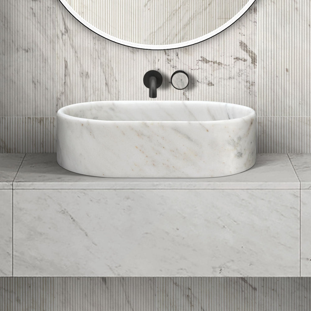 Semi Polished Bathroom Vessel Sink